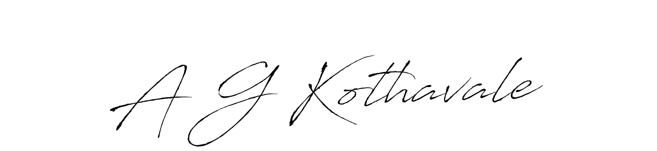 Also You can easily find your signature by using the search form. We will create A G Kothavale name handwritten signature images for you free of cost using Antro_Vectra sign style. A G Kothavale signature style 6 images and pictures png
