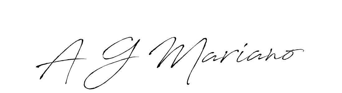 Similarly Antro_Vectra is the best handwritten signature design. Signature creator online .You can use it as an online autograph creator for name A G Mariano. A G Mariano signature style 6 images and pictures png