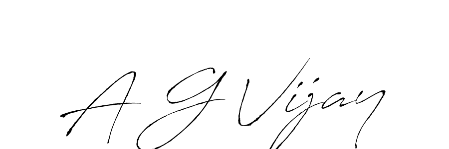 Antro_Vectra is a professional signature style that is perfect for those who want to add a touch of class to their signature. It is also a great choice for those who want to make their signature more unique. Get A G Vijay name to fancy signature for free. A G Vijay signature style 6 images and pictures png