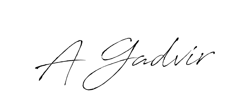 Similarly Antro_Vectra is the best handwritten signature design. Signature creator online .You can use it as an online autograph creator for name A Gadvir. A Gadvir signature style 6 images and pictures png