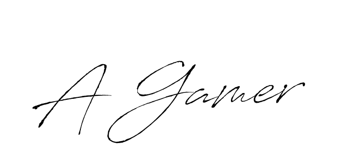 How to Draw A Gamer signature style? Antro_Vectra is a latest design signature styles for name A Gamer. A Gamer signature style 6 images and pictures png