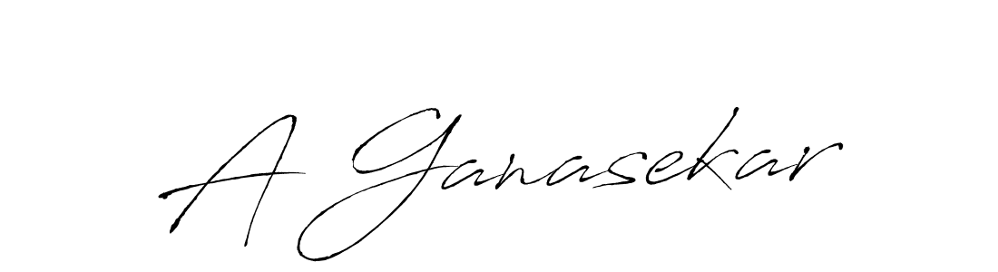 This is the best signature style for the A Ganasekar name. Also you like these signature font (Antro_Vectra). Mix name signature. A Ganasekar signature style 6 images and pictures png