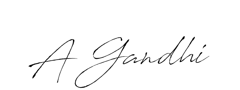 Make a beautiful signature design for name A Gandhi. With this signature (Antro_Vectra) style, you can create a handwritten signature for free. A Gandhi signature style 6 images and pictures png