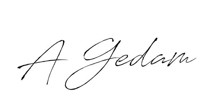 if you are searching for the best signature style for your name A Gedam. so please give up your signature search. here we have designed multiple signature styles  using Antro_Vectra. A Gedam signature style 6 images and pictures png