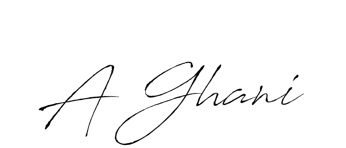 You should practise on your own different ways (Antro_Vectra) to write your name (A Ghani) in signature. don't let someone else do it for you. A Ghani signature style 6 images and pictures png