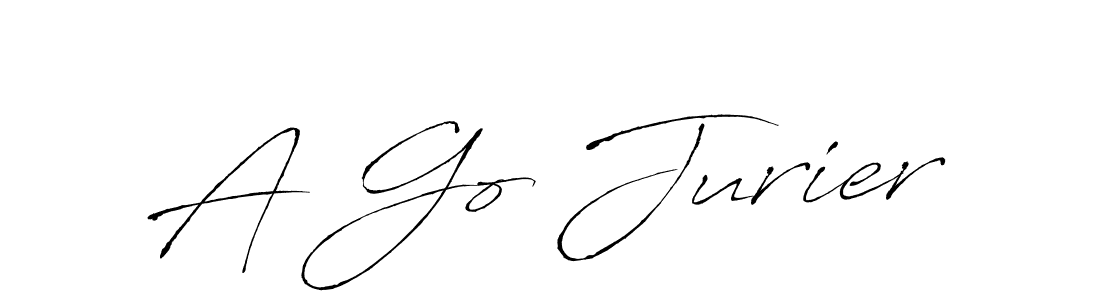 A Go Jurier stylish signature style. Best Handwritten Sign (Antro_Vectra) for my name. Handwritten Signature Collection Ideas for my name A Go Jurier. A Go Jurier signature style 6 images and pictures png