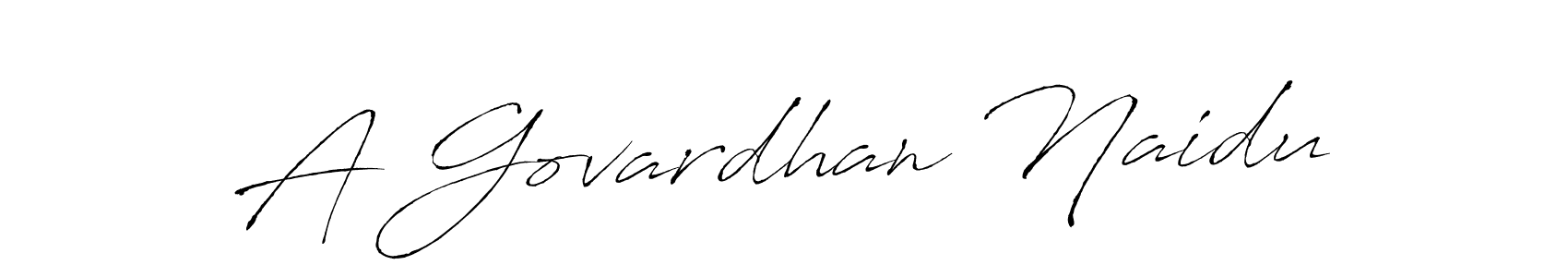 Also we have A Govardhan Naidu name is the best signature style. Create professional handwritten signature collection using Antro_Vectra autograph style. A Govardhan Naidu signature style 6 images and pictures png