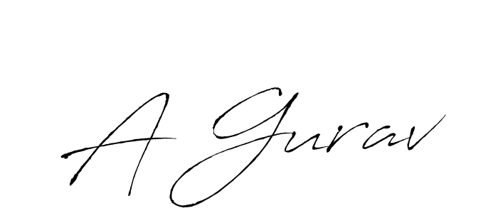 How to Draw A Gurav signature style? Antro_Vectra is a latest design signature styles for name A Gurav. A Gurav signature style 6 images and pictures png