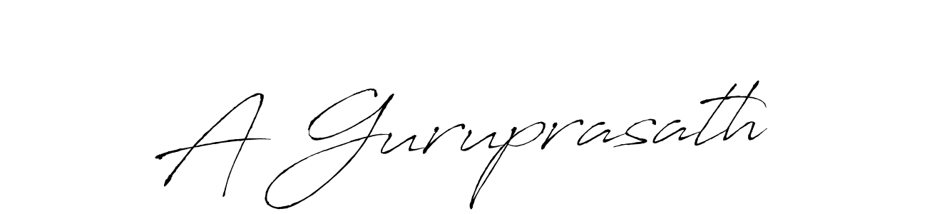 Also we have A Guruprasath name is the best signature style. Create professional handwritten signature collection using Antro_Vectra autograph style. A Guruprasath signature style 6 images and pictures png