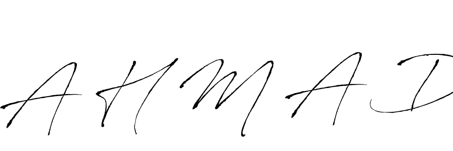 if you are searching for the best signature style for your name A H M A D. so please give up your signature search. here we have designed multiple signature styles  using Antro_Vectra. A H M A D signature style 6 images and pictures png