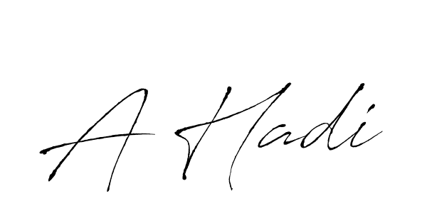 Similarly Antro_Vectra is the best handwritten signature design. Signature creator online .You can use it as an online autograph creator for name A Hadi. A Hadi signature style 6 images and pictures png