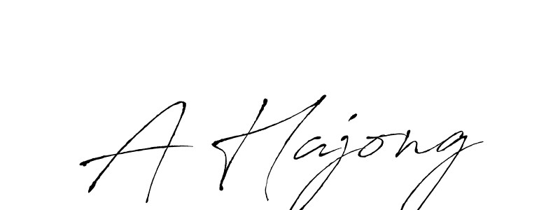 How to Draw A Hajong signature style? Antro_Vectra is a latest design signature styles for name A Hajong. A Hajong signature style 6 images and pictures png