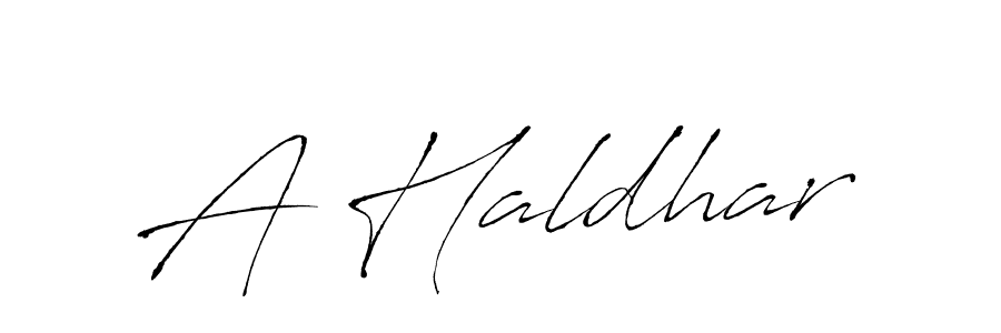 How to Draw A Haldhar signature style? Antro_Vectra is a latest design signature styles for name A Haldhar. A Haldhar signature style 6 images and pictures png