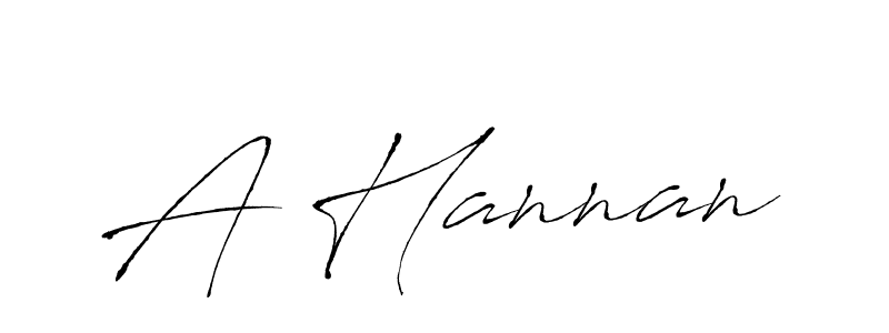 A Hannan stylish signature style. Best Handwritten Sign (Antro_Vectra) for my name. Handwritten Signature Collection Ideas for my name A Hannan. A Hannan signature style 6 images and pictures png