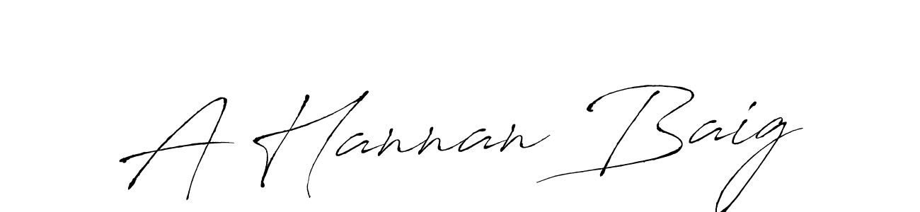 How to make A Hannan Baig signature? Antro_Vectra is a professional autograph style. Create handwritten signature for A Hannan Baig name. A Hannan Baig signature style 6 images and pictures png