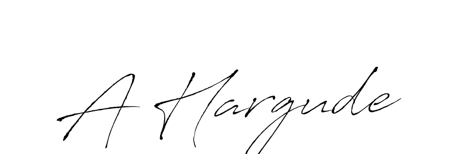 Best and Professional Signature Style for A Hargude. Antro_Vectra Best Signature Style Collection. A Hargude signature style 6 images and pictures png