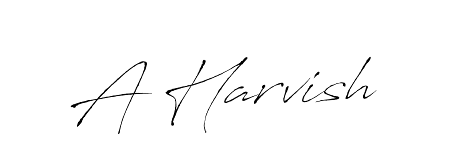 Create a beautiful signature design for name A Harvish. With this signature (Antro_Vectra) fonts, you can make a handwritten signature for free. A Harvish signature style 6 images and pictures png