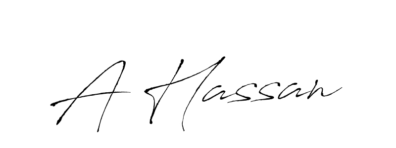 A Hassan stylish signature style. Best Handwritten Sign (Antro_Vectra) for my name. Handwritten Signature Collection Ideas for my name A Hassan. A Hassan signature style 6 images and pictures png