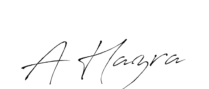 Design your own signature with our free online signature maker. With this signature software, you can create a handwritten (Antro_Vectra) signature for name A Hazra. A Hazra signature style 6 images and pictures png