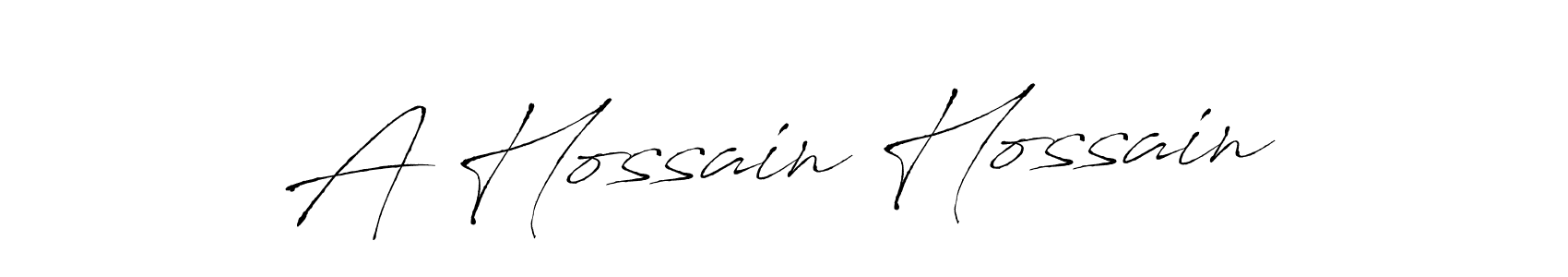 Make a beautiful signature design for name A Hossain Hossain. Use this online signature maker to create a handwritten signature for free. A Hossain Hossain signature style 6 images and pictures png