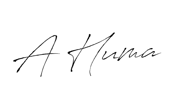 How to Draw A Huma signature style? Antro_Vectra is a latest design signature styles for name A Huma. A Huma signature style 6 images and pictures png
