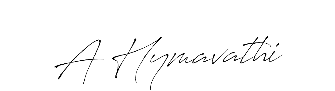 How to make A Hymavathi name signature. Use Antro_Vectra style for creating short signs online. This is the latest handwritten sign. A Hymavathi signature style 6 images and pictures png