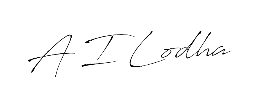 The best way (Antro_Vectra) to make a short signature is to pick only two or three words in your name. The name A I Lodha include a total of six letters. For converting this name. A I Lodha signature style 6 images and pictures png