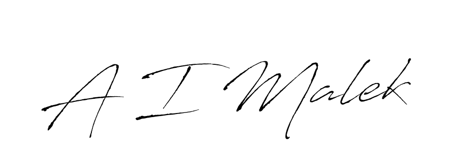 Make a beautiful signature design for name A I Malek. Use this online signature maker to create a handwritten signature for free. A I Malek signature style 6 images and pictures png