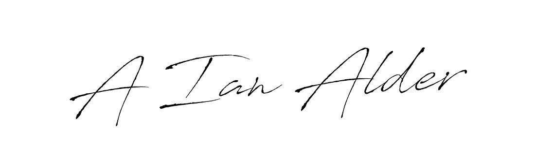 Design your own signature with our free online signature maker. With this signature software, you can create a handwritten (Antro_Vectra) signature for name A Ian Alder. A Ian Alder signature style 6 images and pictures png