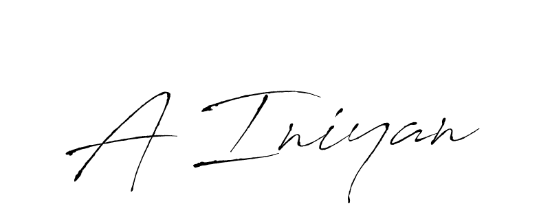 How to make A Iniyan signature? Antro_Vectra is a professional autograph style. Create handwritten signature for A Iniyan name. A Iniyan signature style 6 images and pictures png