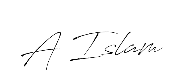 Also we have A Islam name is the best signature style. Create professional handwritten signature collection using Antro_Vectra autograph style. A Islam signature style 6 images and pictures png