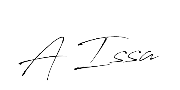 How to make A Issa signature? Antro_Vectra is a professional autograph style. Create handwritten signature for A Issa name. A Issa signature style 6 images and pictures png