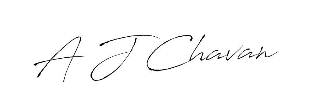 A J Chavan stylish signature style. Best Handwritten Sign (Antro_Vectra) for my name. Handwritten Signature Collection Ideas for my name A J Chavan. A J Chavan signature style 6 images and pictures png