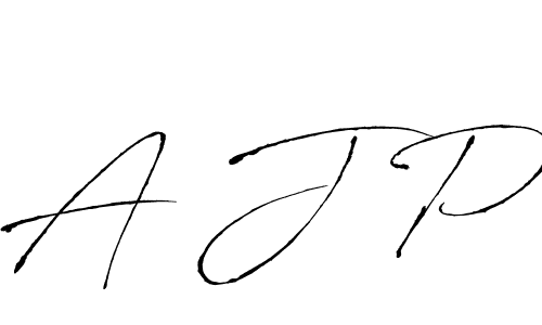 How to make A J P signature? Antro_Vectra is a professional autograph style. Create handwritten signature for A J P name. A J P signature style 6 images and pictures png