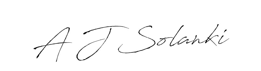 You should practise on your own different ways (Antro_Vectra) to write your name (A J Solanki) in signature. don't let someone else do it for you. A J Solanki signature style 6 images and pictures png