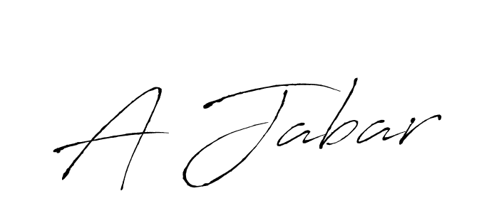 Here are the top 10 professional signature styles for the name A Jabar. These are the best autograph styles you can use for your name. A Jabar signature style 6 images and pictures png
