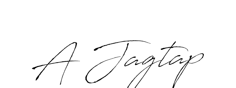 The best way (Antro_Vectra) to make a short signature is to pick only two or three words in your name. The name A Jagtap include a total of six letters. For converting this name. A Jagtap signature style 6 images and pictures png