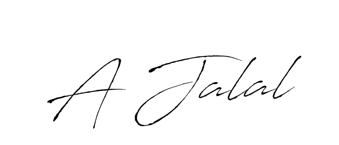 How to make A Jalal signature? Antro_Vectra is a professional autograph style. Create handwritten signature for A Jalal name. A Jalal signature style 6 images and pictures png