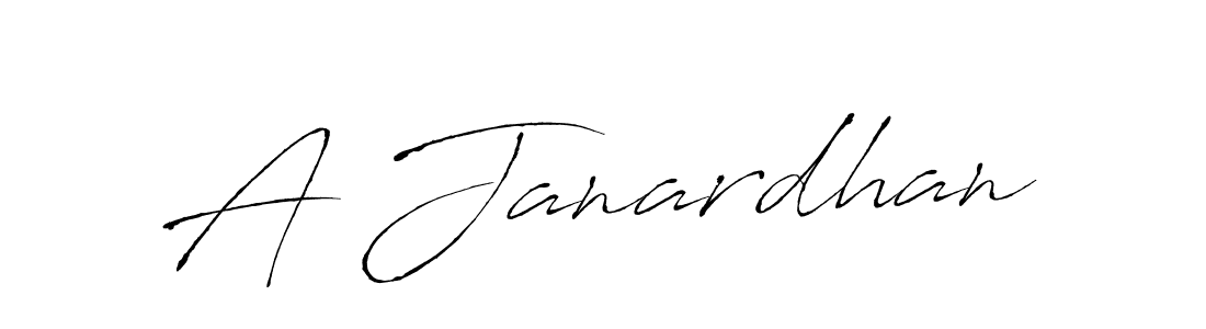 You should practise on your own different ways (Antro_Vectra) to write your name (A Janardhan) in signature. don't let someone else do it for you. A Janardhan signature style 6 images and pictures png