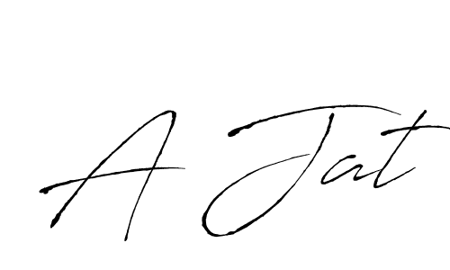 Once you've used our free online signature maker to create your best signature Antro_Vectra style, it's time to enjoy all of the benefits that A Jat name signing documents. A Jat signature style 6 images and pictures png