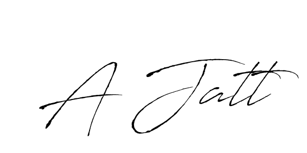 How to make A Jatt signature? Antro_Vectra is a professional autograph style. Create handwritten signature for A Jatt name. A Jatt signature style 6 images and pictures png