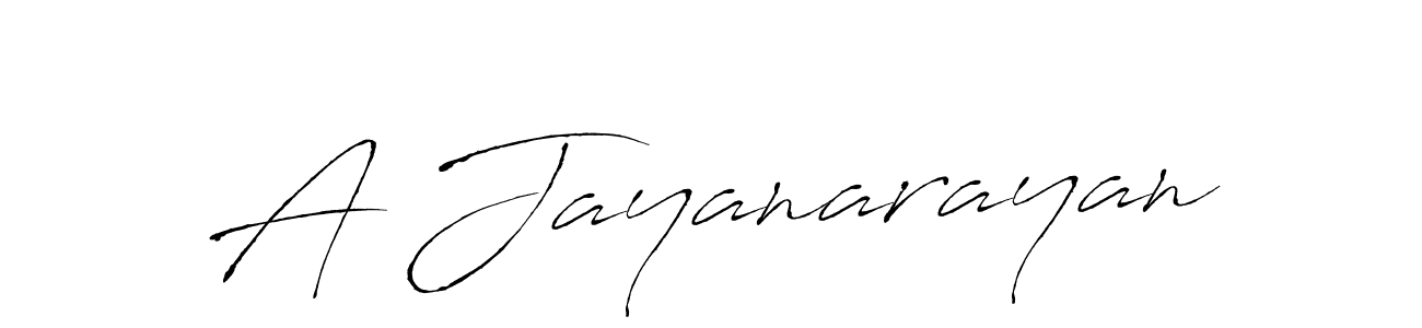 How to make A Jayanarayan name signature. Use Antro_Vectra style for creating short signs online. This is the latest handwritten sign. A Jayanarayan signature style 6 images and pictures png