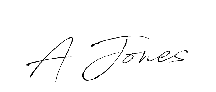 How to make A Jones signature? Antro_Vectra is a professional autograph style. Create handwritten signature for A Jones name. A Jones signature style 6 images and pictures png