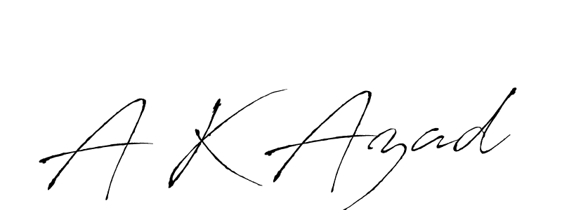 Make a beautiful signature design for name A K Azad. Use this online signature maker to create a handwritten signature for free. A K Azad signature style 6 images and pictures png