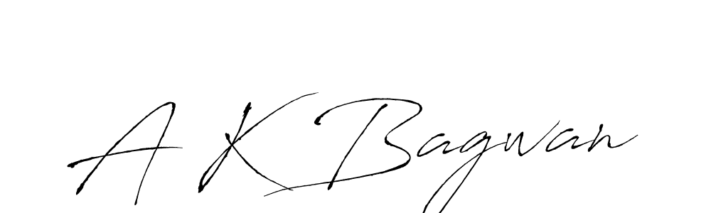 You should practise on your own different ways (Antro_Vectra) to write your name (A K Bagwan) in signature. don't let someone else do it for you. A K Bagwan signature style 6 images and pictures png