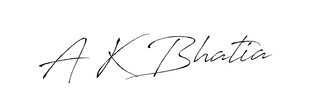 if you are searching for the best signature style for your name A K Bhatia. so please give up your signature search. here we have designed multiple signature styles  using Antro_Vectra. A K Bhatia signature style 6 images and pictures png