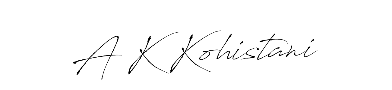 You can use this online signature creator to create a handwritten signature for the name A K Kohistani. This is the best online autograph maker. A K Kohistani signature style 6 images and pictures png