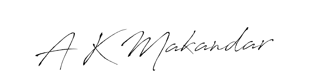 Use a signature maker to create a handwritten signature online. With this signature software, you can design (Antro_Vectra) your own signature for name A K Makandar. A K Makandar signature style 6 images and pictures png