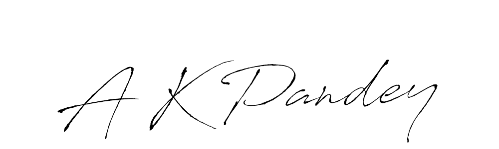 You should practise on your own different ways (Antro_Vectra) to write your name (A K Pandey) in signature. don't let someone else do it for you. A K Pandey signature style 6 images and pictures png