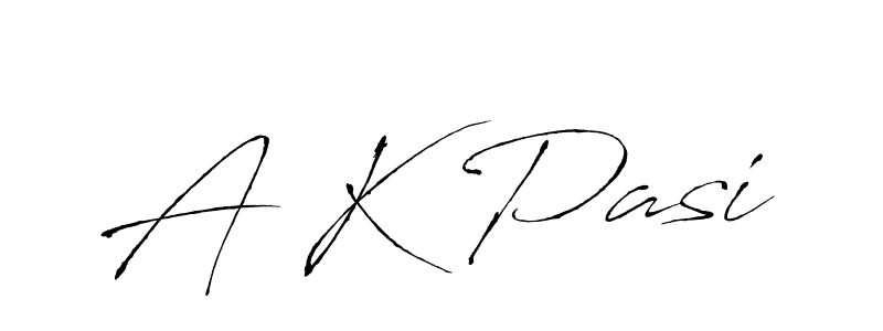 Also we have A K Pasi name is the best signature style. Create professional handwritten signature collection using Antro_Vectra autograph style. A K Pasi signature style 6 images and pictures png